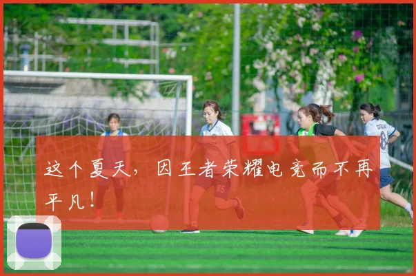 这个夏天,因王者荣耀电竞而不再平凡!